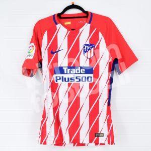 2017-18 Atletico Madrid Home Shirt #21 GAMEIRO Match Worn - Image 2
