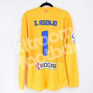 2011-12 Atletico Madrid Goalkeeper Shirt #1 S. ASENJO Match Worn