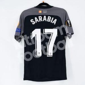 2018-19 Sevilla FC Third Shirt #17 SARABIA Match Worn Europa League