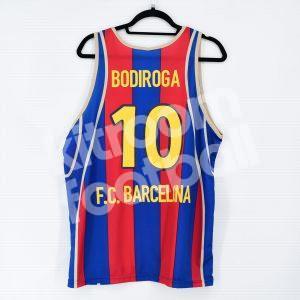 2002-03 Barcelona Home Shirt Basket #10 BODIROGA (Very Good) XL Replica