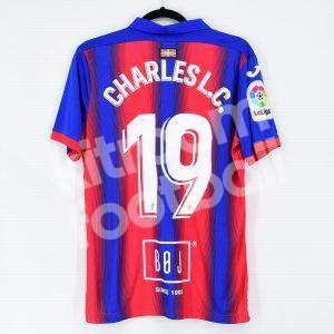 2019-20 Eibar Home Shirt #19 CHARLES L.C. Match Worn