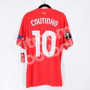 Liverpool Final Europa League 2016 Home Shirt #10 COUTINHO *New* M - Image 1