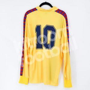 1982-85 Barcelona Away Shirt #10 MARADONA Meyba (Excellent) L
