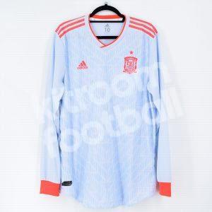 2018 Spain Away Shirt Player Issue Climachill (Size 10) L/S