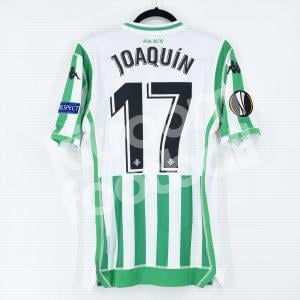 2018-19  Betis Player Issue Home Shirt #17 JOAQUÍN Europa League L