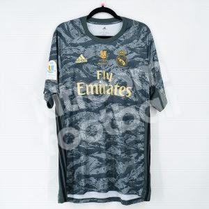 Real Madrid Final Supercopa 2020 Goalkeeeper Shirt #13 COURTOIS L - Image 2