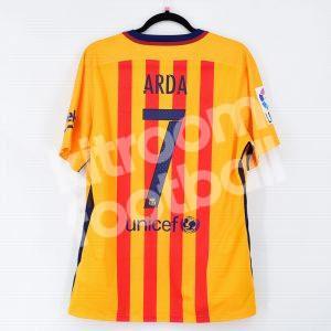 2015-16 Barcelona Away Authentic Shirt #7 ARDA (Excellent) L