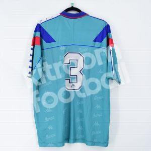 1992-93 Barcelona Away Shirt #3 Match Worn (Good) Kappa XL