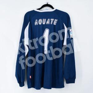 2005-06 Deportivo Goalkeeper Shirt #1 AOUATE Match Worn