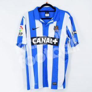 2012-13 Real Sociedad Home Shirt #14 RUBEN PARDO Match Worn - Image 2