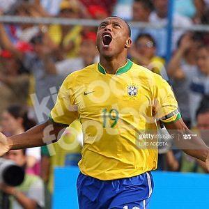 2006-08 Brazil Home Shirt Match Worn #19 BAPTISTA Friendly - Image 3