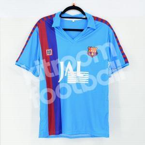 1990-91 Barcelona Away Shirt #9 LAUDRUP Retro Blue JAL Sponsor - Image 1