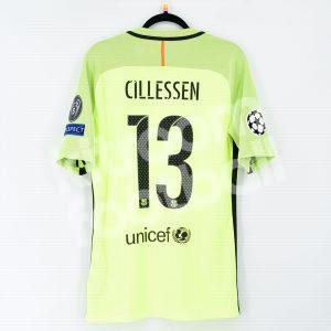 2016-17 Barcelona Player Issue #13 CILLESSEN Goalkeeper Fluor Shirt *New* Champions League L