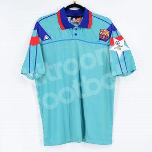 1994-95 Barcelona Retro Champions League Away Shirt vs Manchester