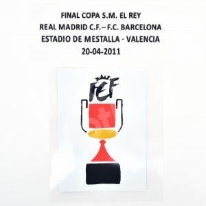 Final Copa del Rey 2011 Patch Real Madrid Badge Repro