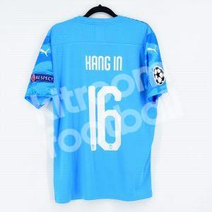 2019-20 Valencia Third Shirt #16 KANG IN Champions League *New* M