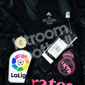 2020-21 Real Madrid Authentic Shirt Third #7 HAZARD La Liga M - Image 3