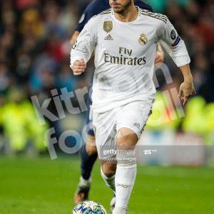 2019-20 Real Madrid Player Issue Shirt Home #7 HAZARD Champions League L - Image 3