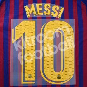 2018-21 Barcelona Player Issue Home Name Set #10 MESSI La Liga Avery