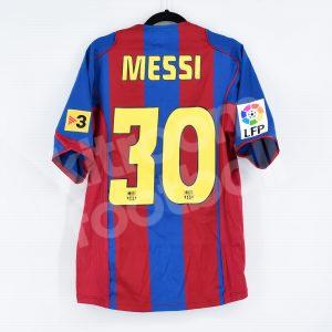 2004-05 Barcelona Home Shirt #30 MESSI Nike (Very Good) S