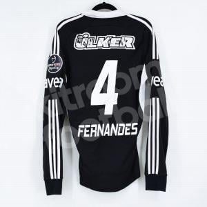 2012-13 Besiktas Away Shirt #4 MANUEL FERNANDES Match Issued