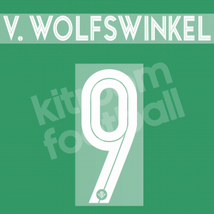2015-16 Real Betisas Name Set Home #9 VAN WOLFSWINKEL