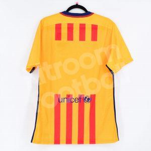 2015-16 Barcelona Player Issue Away Shirt Champions League *New* L - Image 1