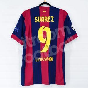 Barcelona Home Shirt #9 SUÁREZ Final Champions League 2015 Berlin vs Juventus - Image 1