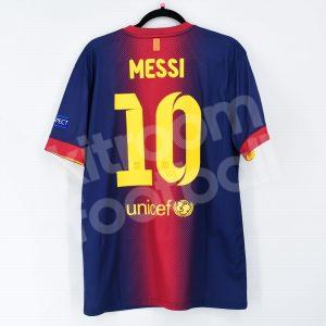 2012-13 Barcelona Home Shirt #10 MESSI Champions League (Excellent) L - Image 1