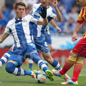 2013-14 HECTOR MORENO Match Worn Boots Espanyol Mexico Botas - Image 3