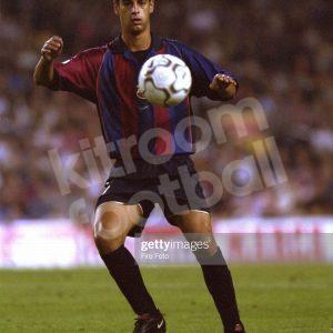 2001-02 Barcelona Player Issue Home Shirt #14 GERARD Champions League (Very Good) XL - Image 4
