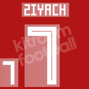 World Cup 2018 Morocco Name Set Number Home Repro - #ZIYACH