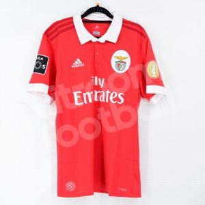 Official 2017-18 Benfica Home Shirt #10 JONAS (Adidas) (Size M) - Image 3