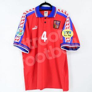 Euro 1996 Czech Republic #4 NEDVED Puma (Excellent) XL - Image 3