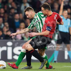 2018-19 Stade Rennais Rennes Match Worn Shirt #3 DA SILVA Maillot Porté Europa League vs Betis - Image 4