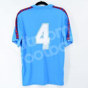 1990-91 Barcelona Away Shirt #4 KOEMAN Retro Blue Recopa
