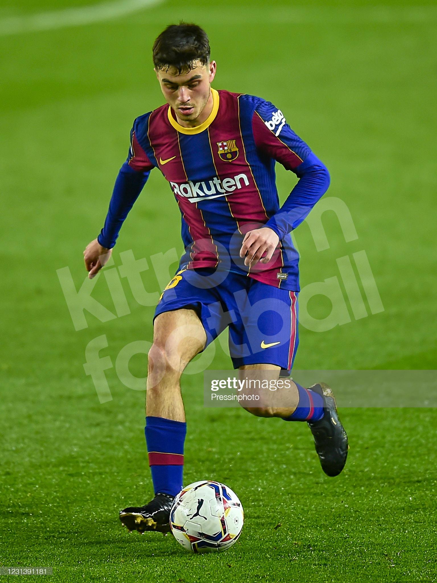 2020-21 Barcelona Home Match Shirt #16 PEDRI La Liga Vapor *NEW* M