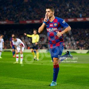 2019-20 Barcelona Player Issue Home Shirt #9 SUÁREZ Marató Match Un Worn - Image 4