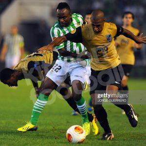 2013-14 Vitoria Guimaraes Third #51 KANU Match Worn Shirt Uefa Cup vs Betis - Image 4