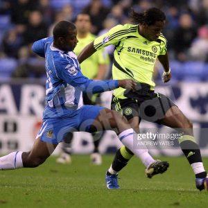 2007-08 Chelsea Away Shirt #11 DROGBA (Very Good) L Adidas - Image 4