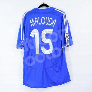 2007-08 Chelsea Home Shirt #15 MALOUDA (Fair) M Adidas