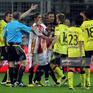 2010-11 BVB 09 Borussia Dortmund Home Shirt #44 HORNSCHUCH Match Worn vs Sevilla - Image 4