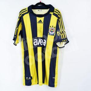 2008-09 Fenerbahce Home Shirt #14 GUIZA Signed Fan Version - Image 3