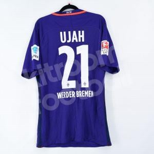 2016-17 Werder Bremen Away Shirt #21 UJAH Match Worn vs Betis Friendly