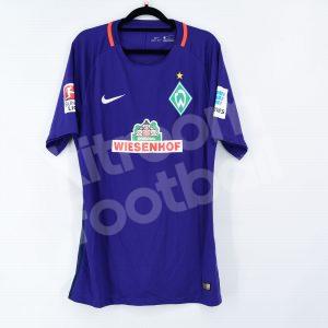 2016-17 Werder Bremen Away Shirt #21 UJAH Match Worn vs Betis Friendly - Image 3