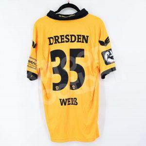 2017-18 Dynamo Dresden Home Shirt #35 WEIB Match Worn