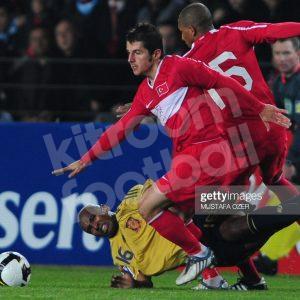 2009 Turkey Home Shirt #15 Mehmet Aurelio Match Worn vs Spain WC Qualifiying - Image 4