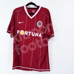 2007-08 Sparta Prague Home Shirt #4 PETRZELA Match Worn Shirt - Image 3