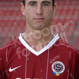 2007-08 Sparta Prague Home Shirt #4 PETRZELA Match Worn Shirt - Image 4