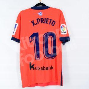 2017-18 Real Sociedad Away Shirt  #10 XABI PRIETO Match Worn Issue vs Real Madrid - Image 1